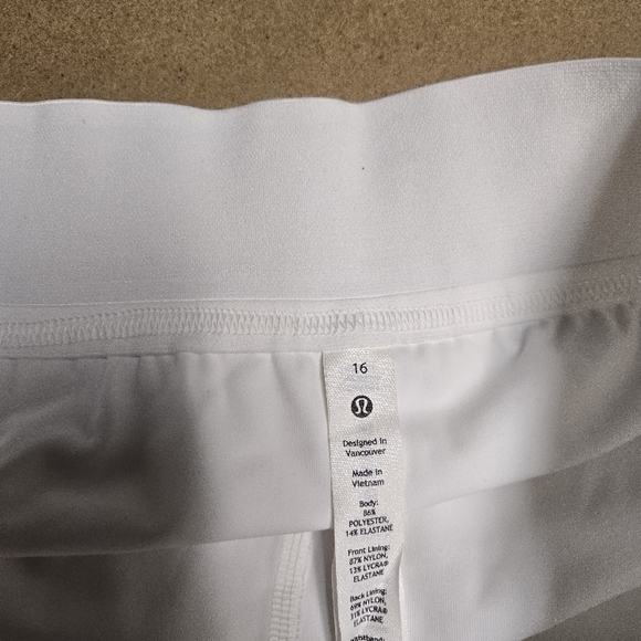 White Court Rival High Waisted Skirt - Picture 4 of 4